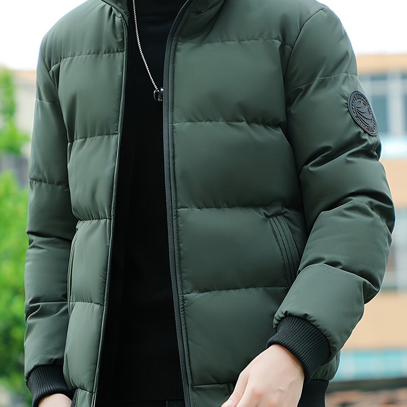 Zwarte Puffer Jacket