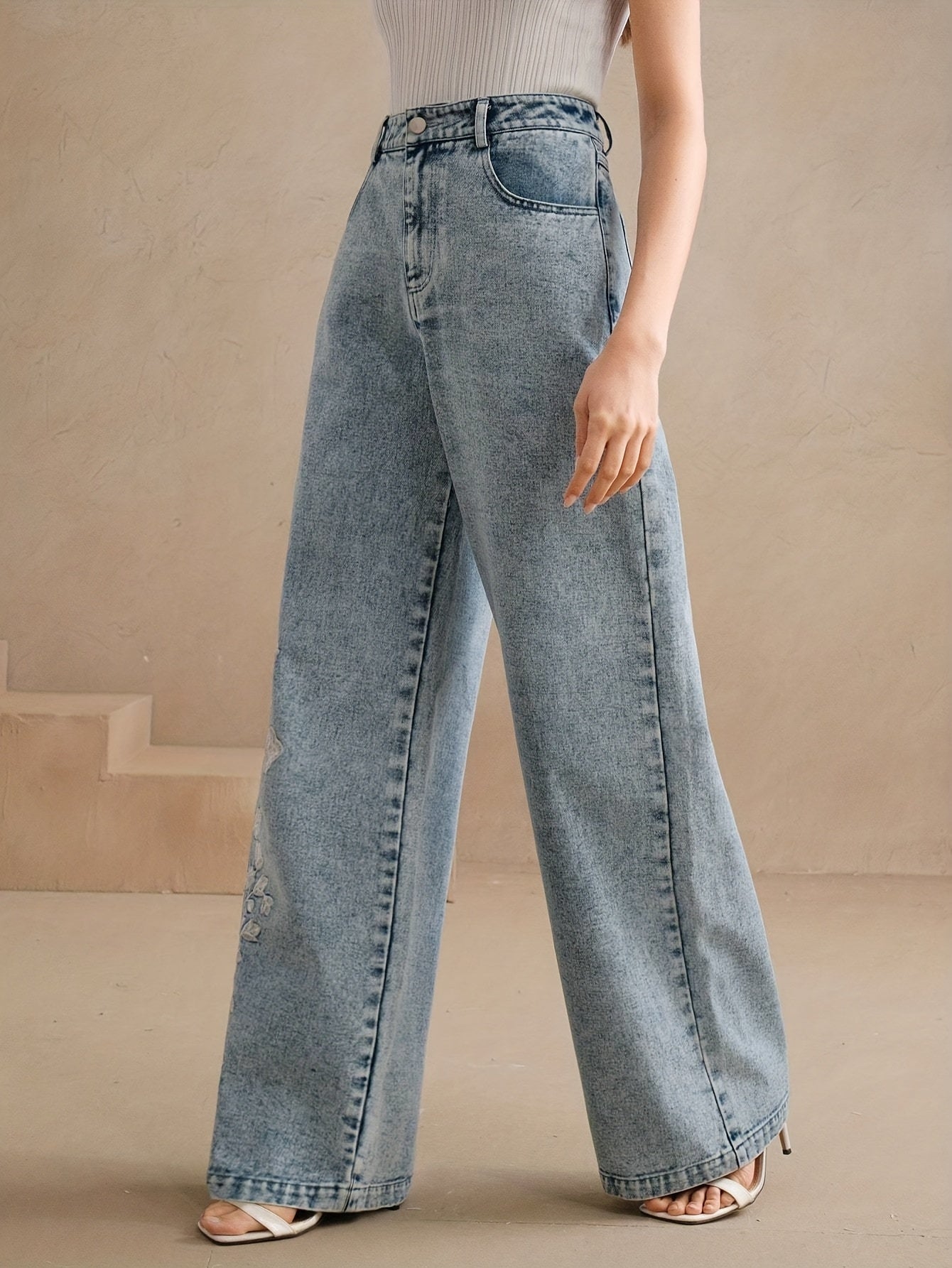 Stretch Denim Pantalon