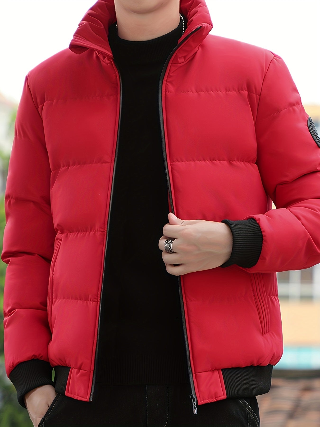 Zwarte Puffer Jacket