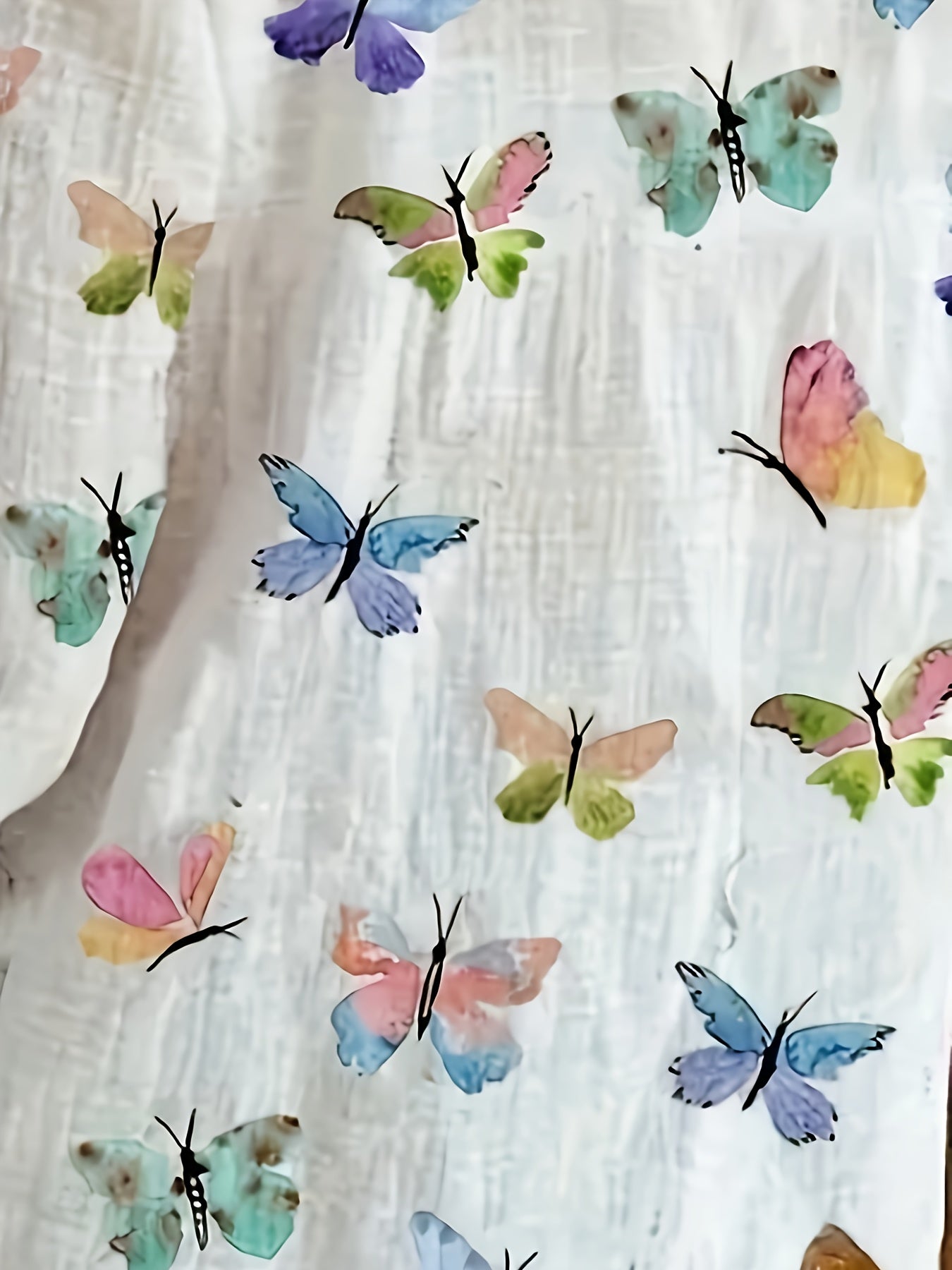 Chique Vlinderprint Blouse voor Dames