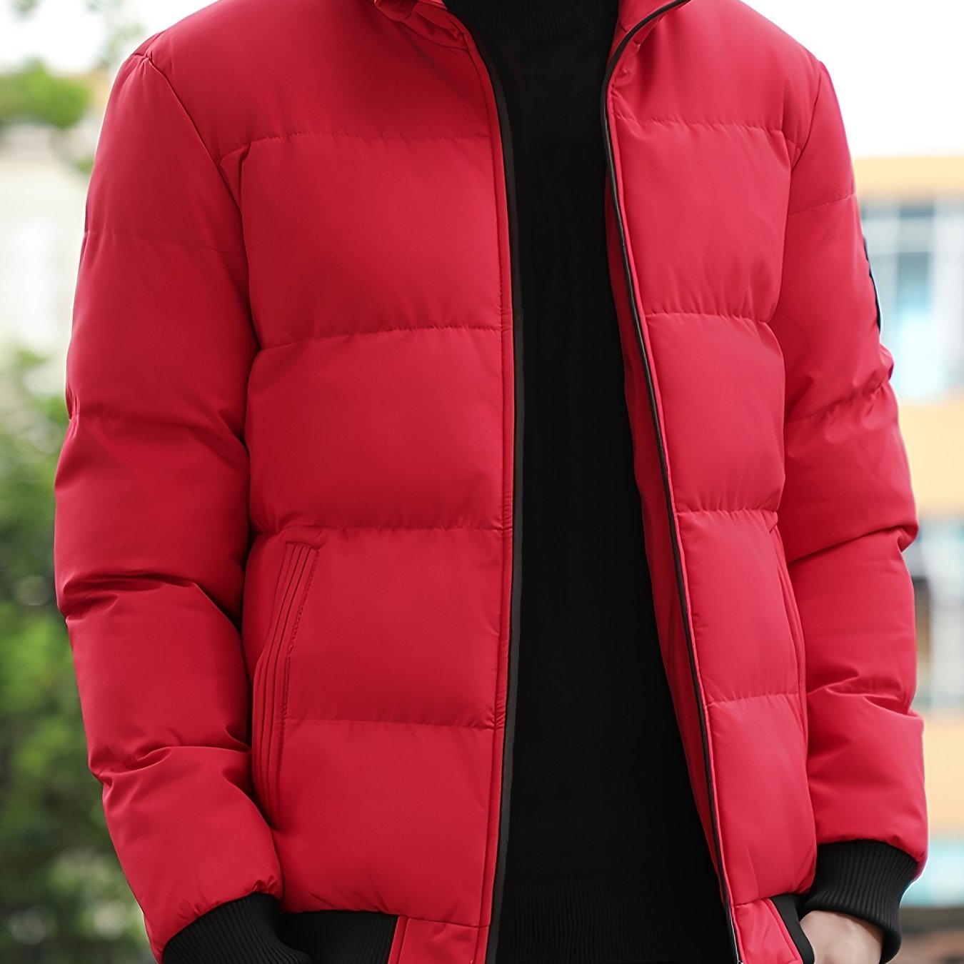 Zwarte Puffer Jacket