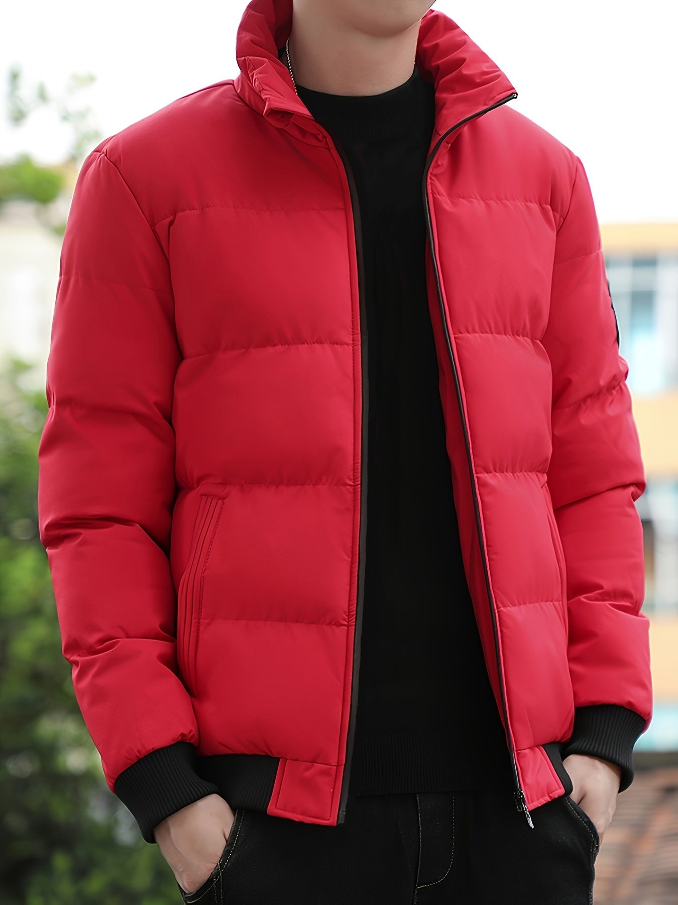 Zwarte Puffer Jacket