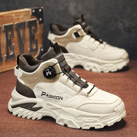 Heren High-Top Sneakers - Urban Trek Zwart