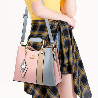 Color-Block Dames Tote Bag