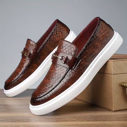 Heren Casual Low-Top Slip-On Schoenen - Tijdloos Zwart