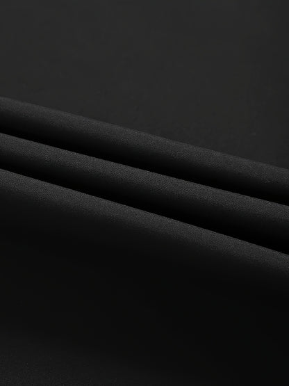 Heren Winddichte Fleece-Gevoerde Hoodie - Zwarte Outdoor Allure