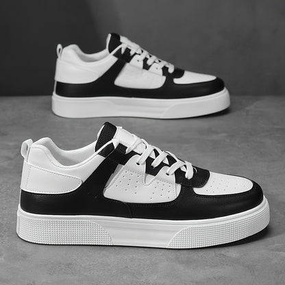 Heren Casual Sneakers - Zwart-Wit Urban Pulse