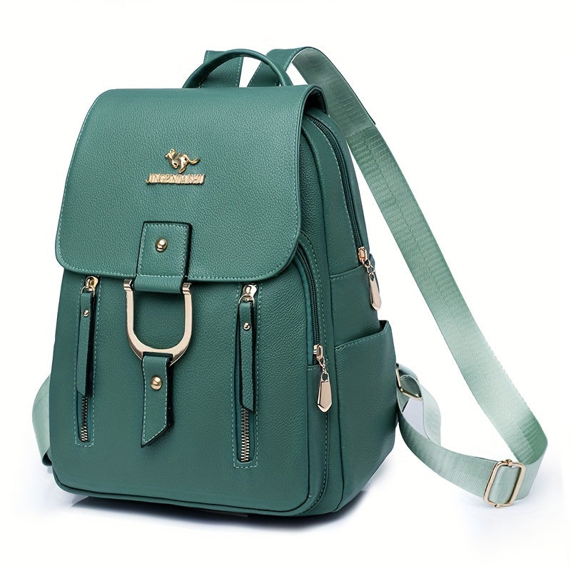 Groene PU Damesrugzak