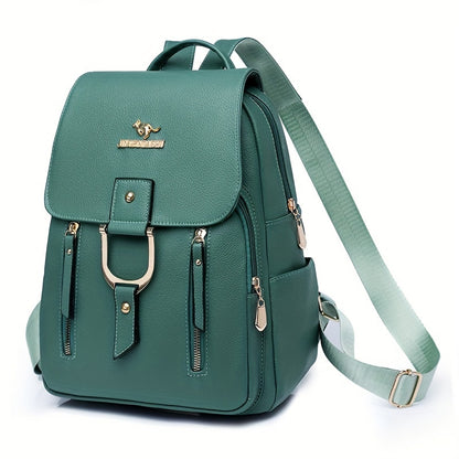 Groene PU Damesrugzak