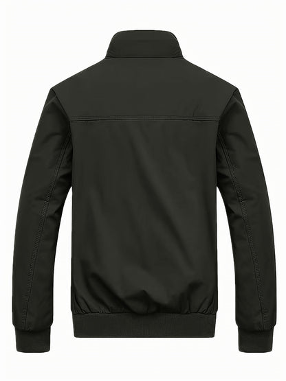 Heren Lichtgewicht Windbreaker - Urban Grijze Stijl
