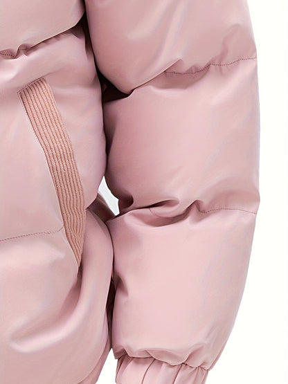 Heren Casual Hooded Winterjas - Urban Colorblock