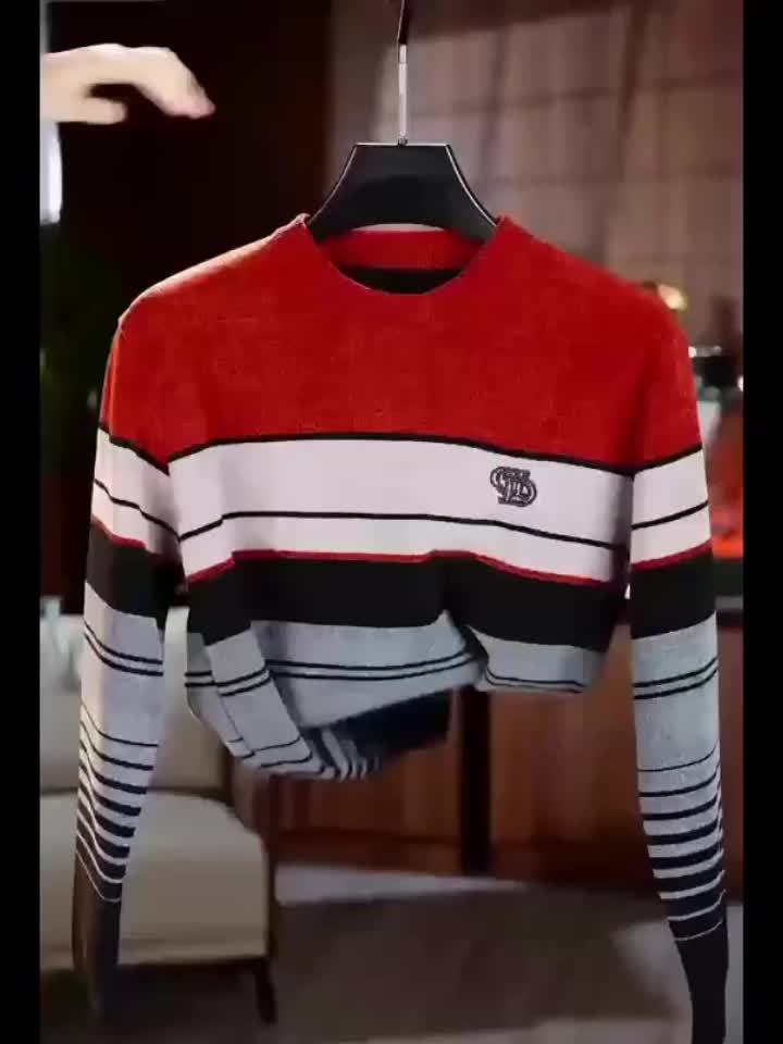 Winter Thermal Fleece-Lined Sweater