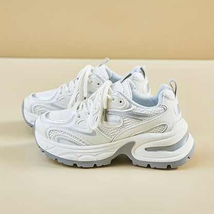 Skate Sneakers - Marine & Wit