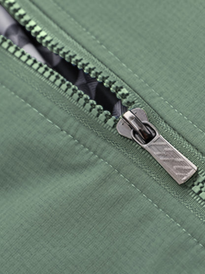 Heren Lichtgewicht Windbreaker - Urban Grijze Stijl