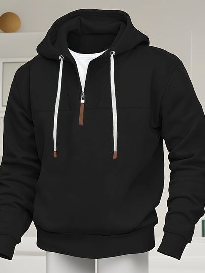 American Heavyweight Hoodie - Cozy Half-Zip