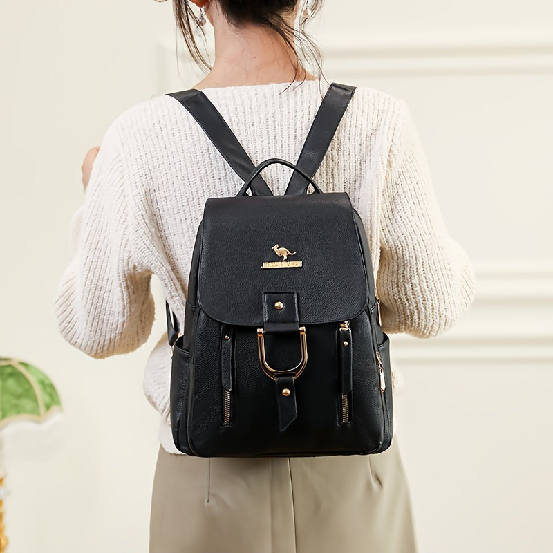 Groene PU Damesrugzak