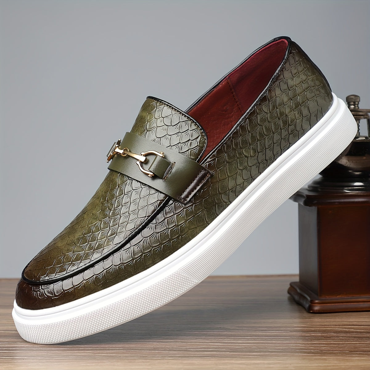 Heren Casual Low-Top Slip-On Schoenen - Tijdloos Zwart