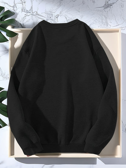 Crew Neck Sweatshirt - Peace Print Vibe