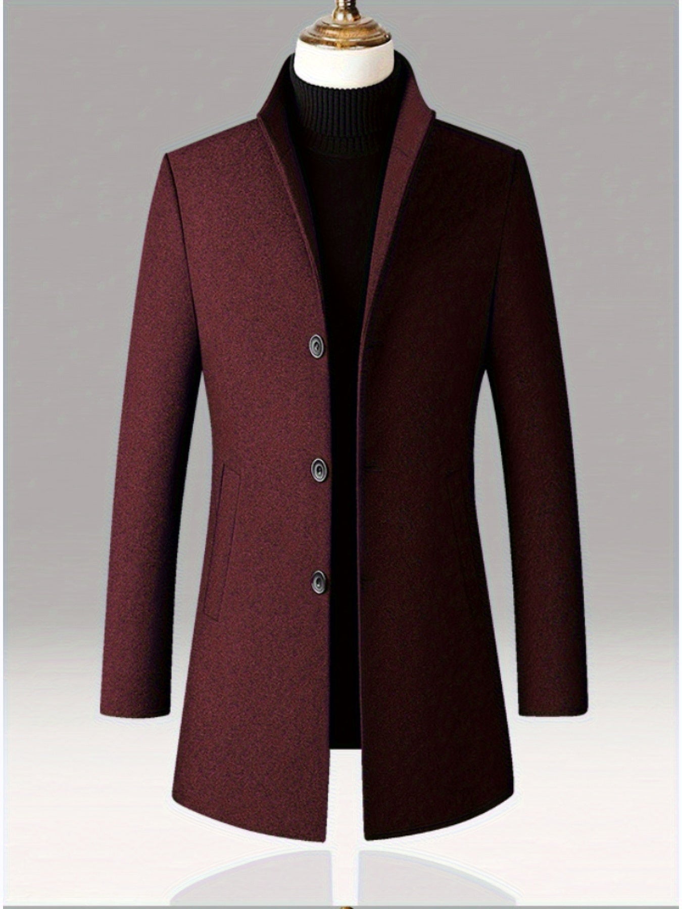 Heren Tweed Blazer - Bourgondische Raffinement