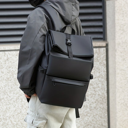 Zwarte Oxford Rugzak