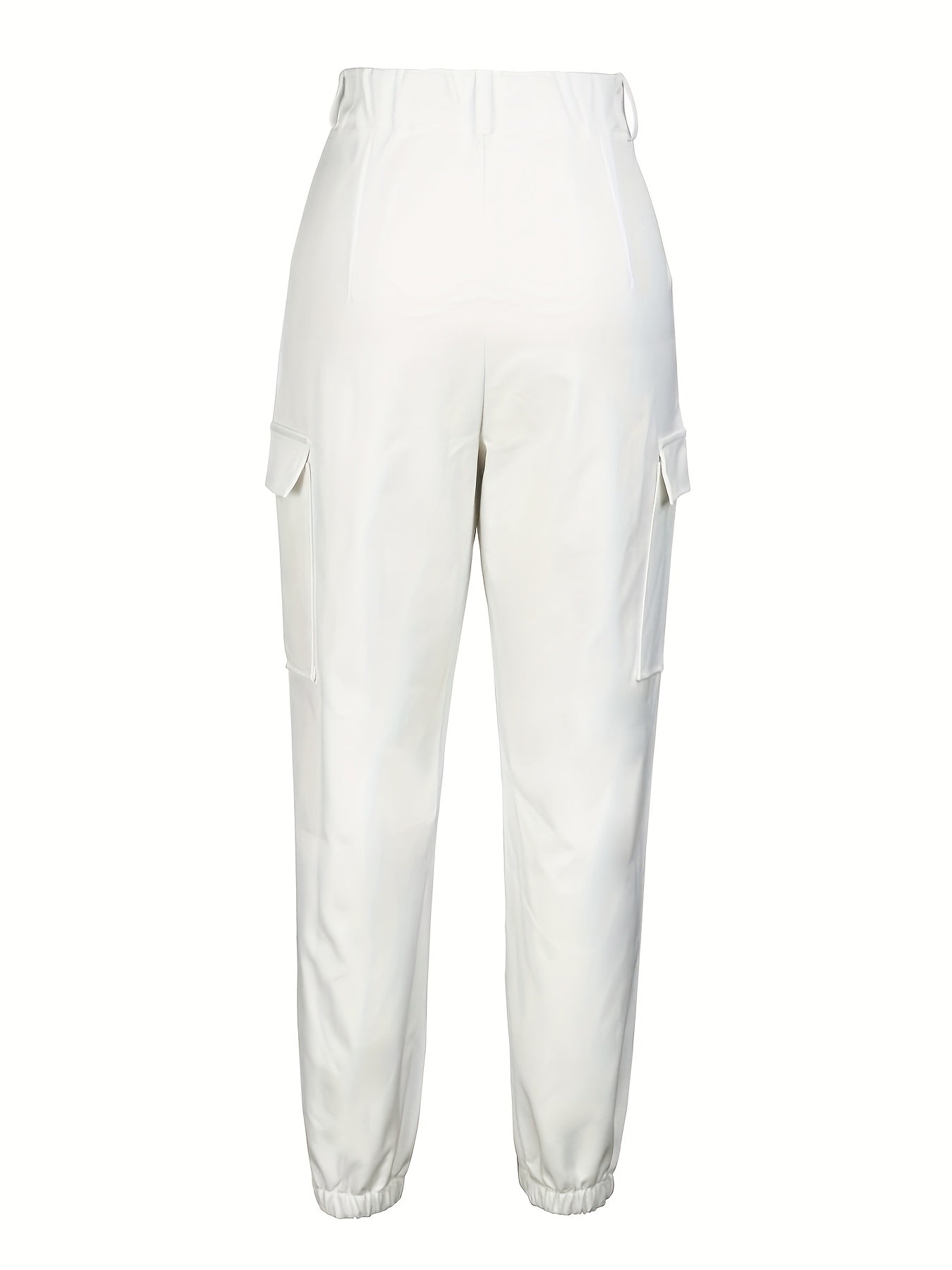 Witte Slim-Fit Cargo Broek