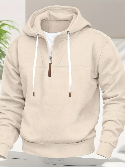 American Heavyweight Hoodie - Cozy Half-Zip