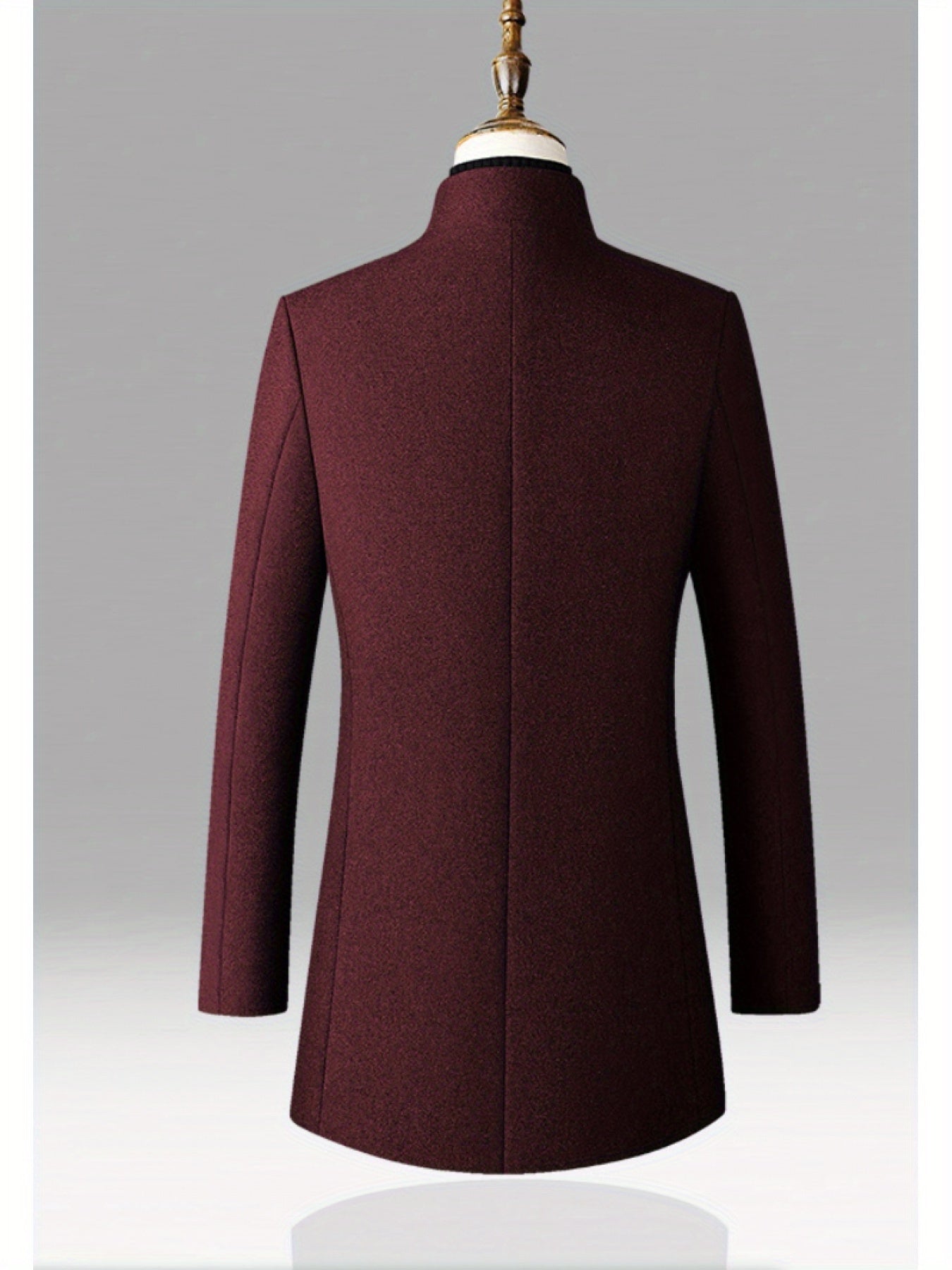 Heren Tweed Blazer - Bourgondische Raffinement