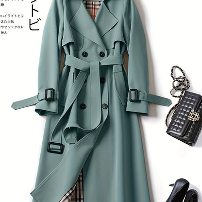 Britse Zwarte Trenchcoat Dames