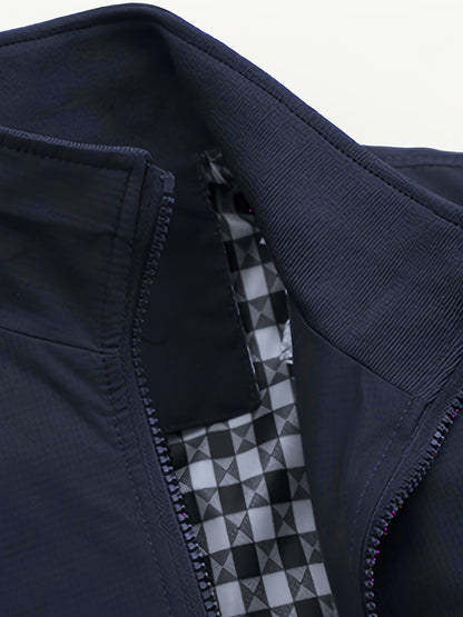 Heren Lichtgewicht Windbreaker - Urban Grijze Stijl