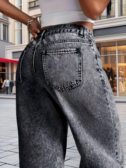 Vintage Hoge Taille Denim Jeans