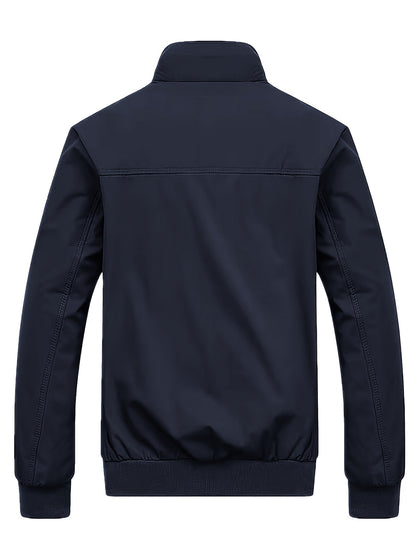 Heren Lichtgewicht Windbreaker - Urban Grijze Stijl