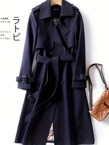 Britse Zwarte Trenchcoat Dames