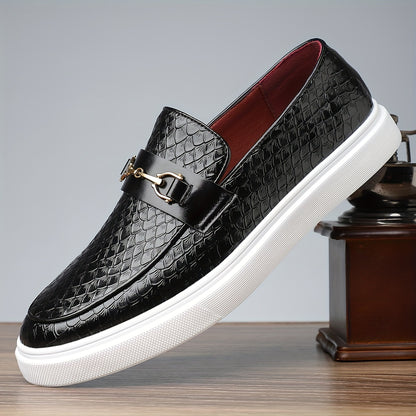 Heren Casual Low-Top Slip-On Schoenen - Tijdloos Zwart