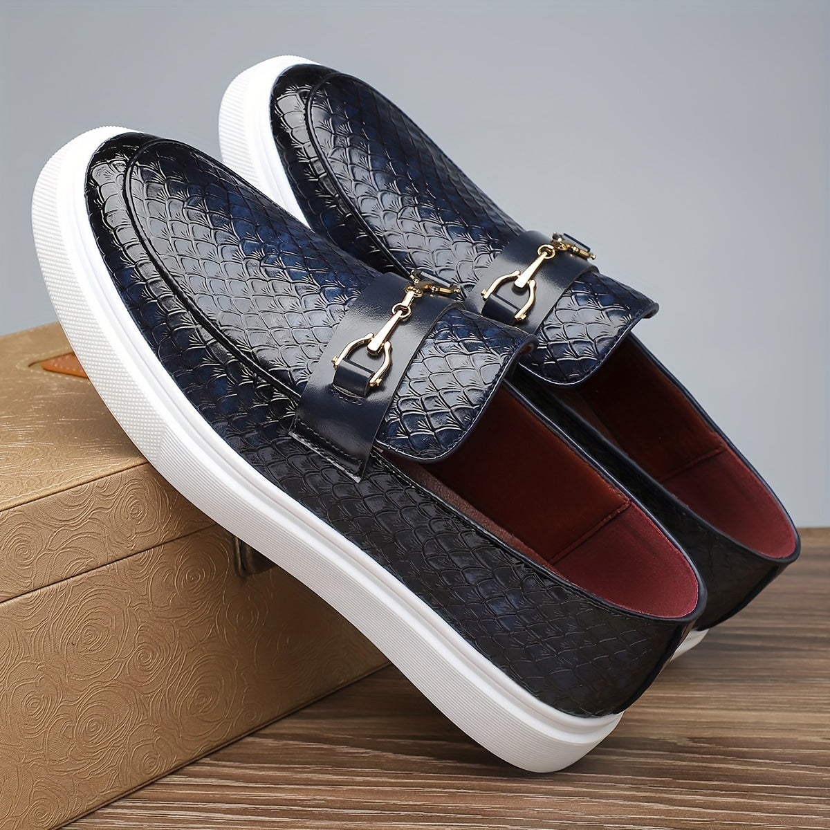 Heren Casual Low-Top Slip-On Schoenen - Tijdloos Zwart
