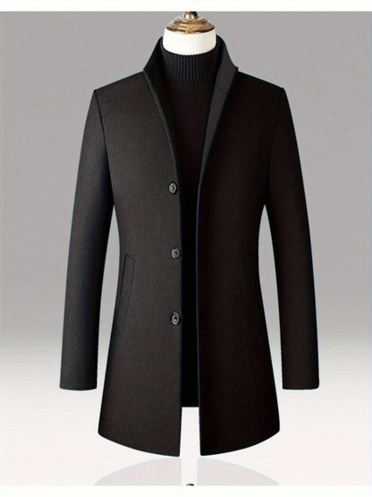 Heren Tweed Blazer - Bourgondische Raffinement