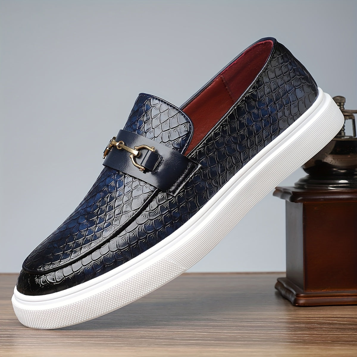 Heren Casual Low-Top Slip-On Schoenen - Tijdloos Zwart