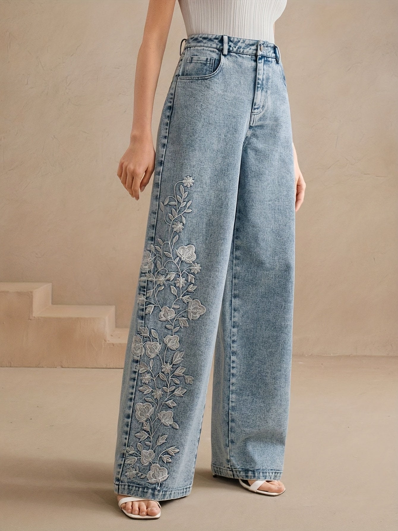 Stretch Denim Pantalon