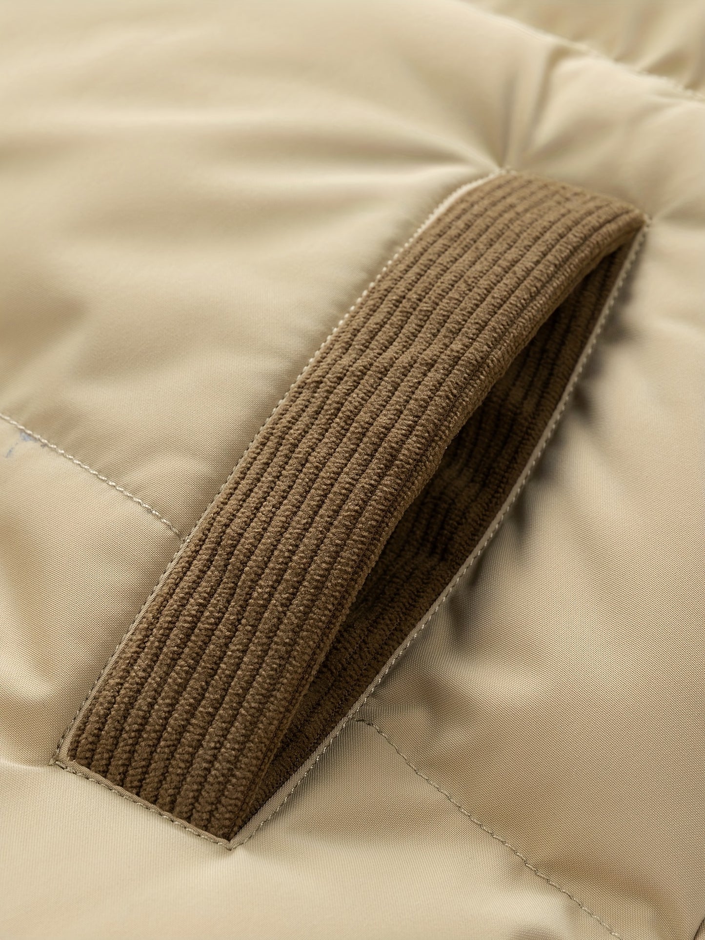 Heren Casual Hooded Winterjas - Urban Colorblock