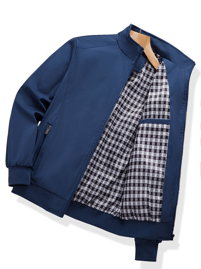 Heren Lichtgewicht Windbreaker - Urban Grijze Stijl