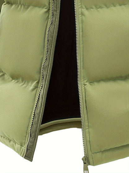 Heren Casual Hooded Winterjas - Urban Colorblock