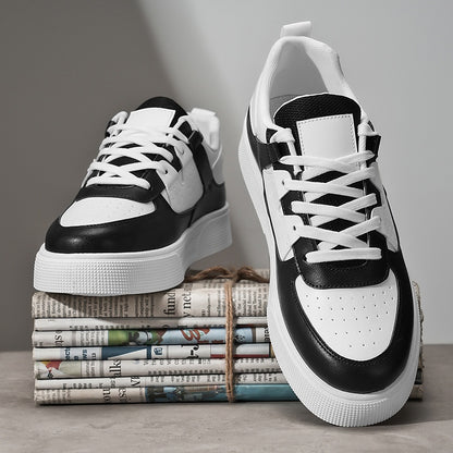 Heren Casual Sneakers - Zwart-Wit Urban Pulse