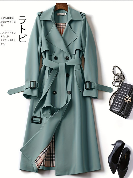 Britse Zwarte Trenchcoat Dames