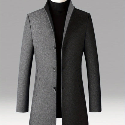 Heren Tweed Blazer - Bourgondische Raffinement