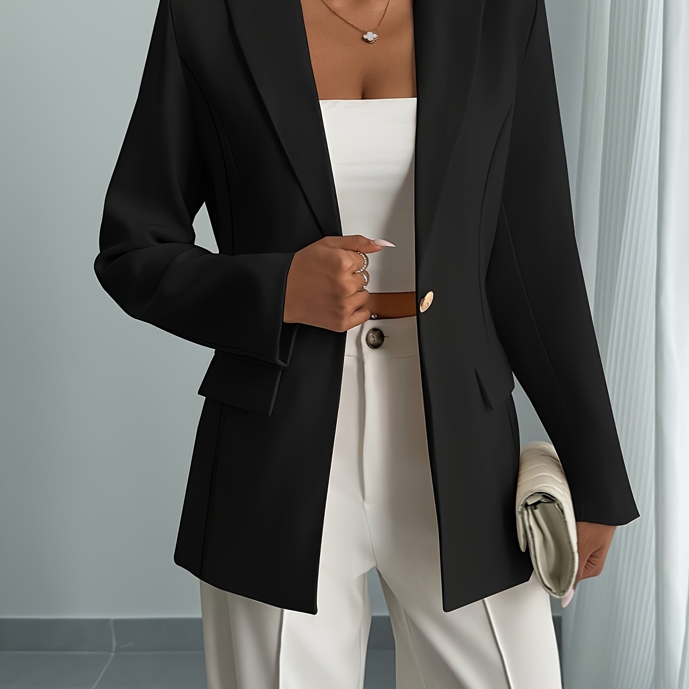 Beige Silhouette Damesblazer