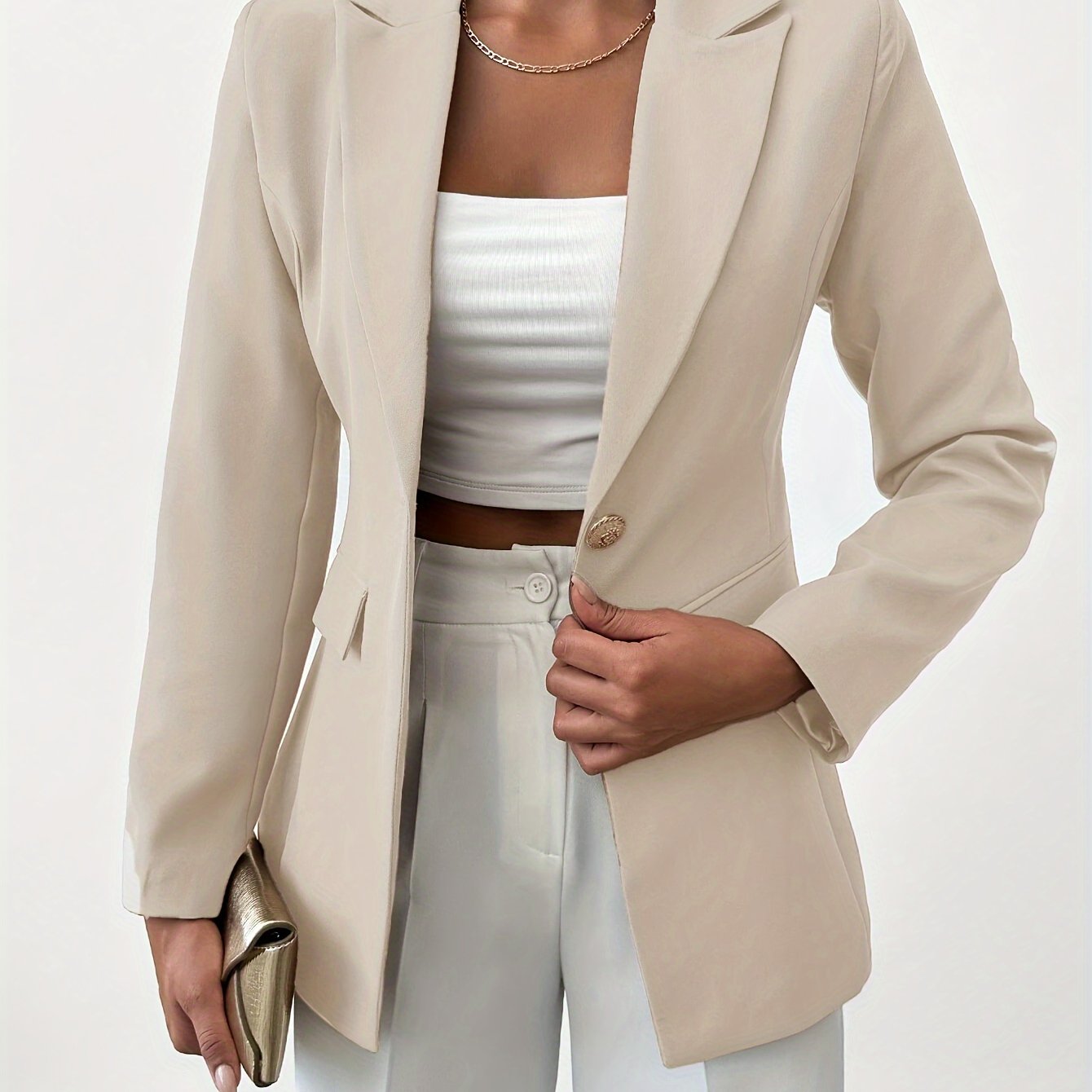 Beige Silhouette Damesblazer