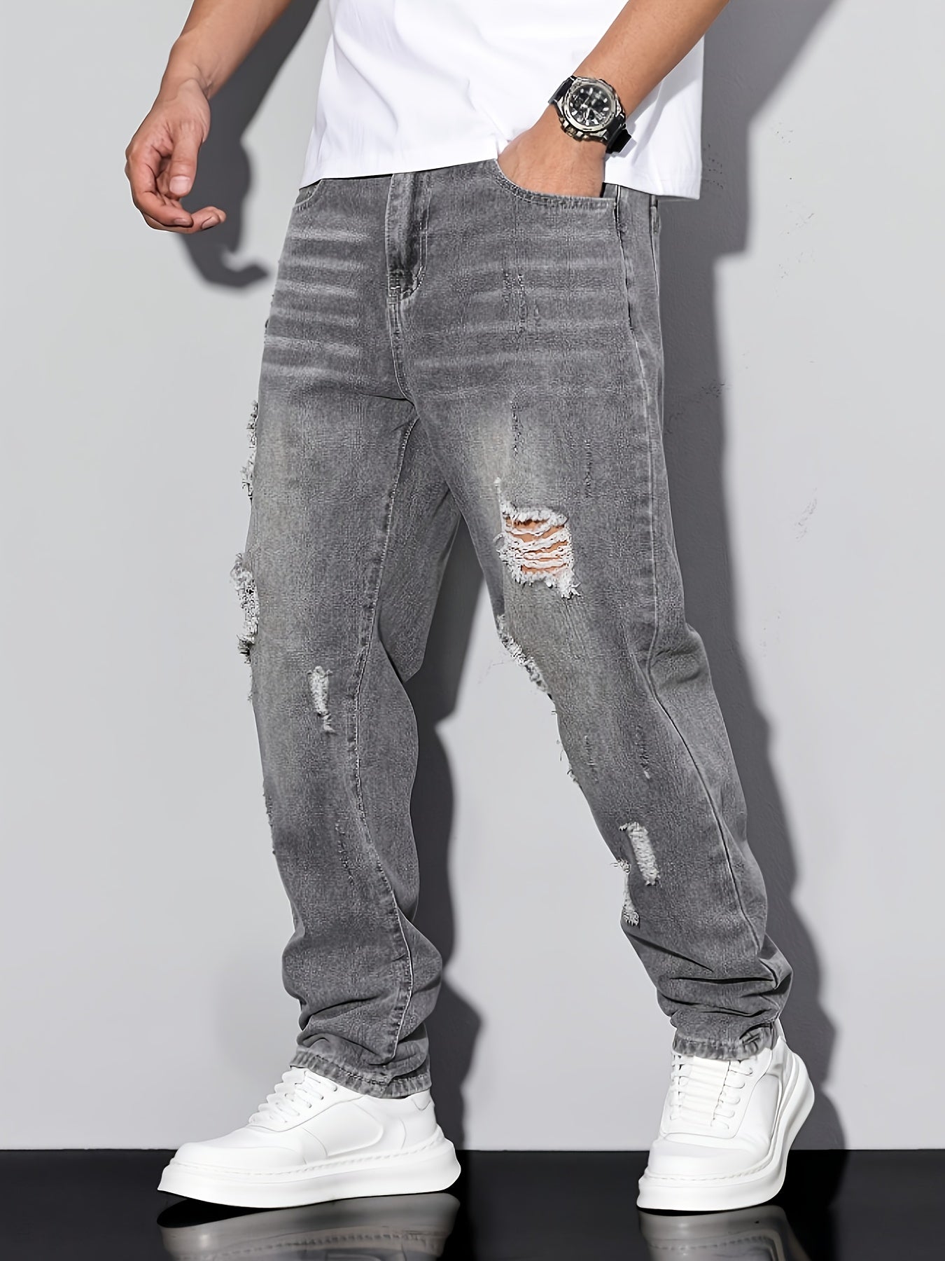 Heren High-End Harlan Jeans - Washed Edge