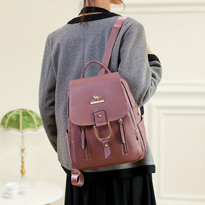 Groene PU Damesrugzak