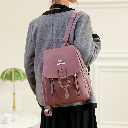 Groene PU Damesrugzak