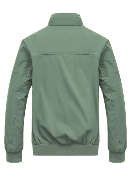 Heren Lichtgewicht Windbreaker - Urban Grijze Stijl