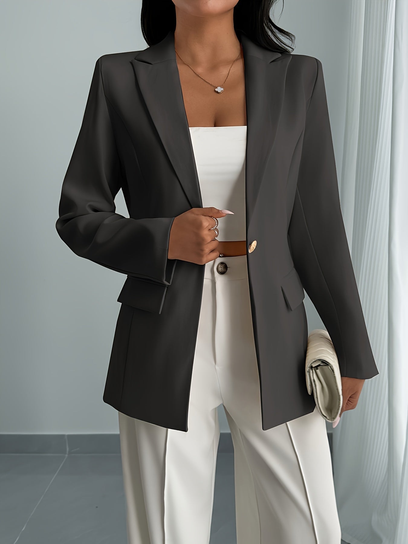 Beige Silhouette Damesblazer